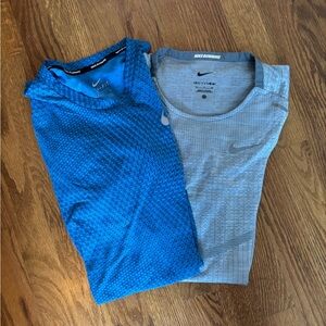 Nike Dri-FIT Blue Patterned Shirt